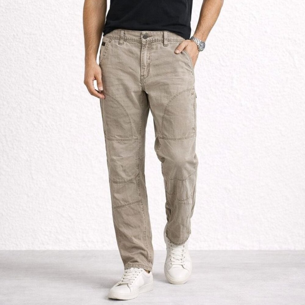 KUHL Khaki Utility Outdoor Pants Size 32x32 Hiking Travel Workwear